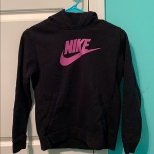 Nike sweatshirt with purple logo